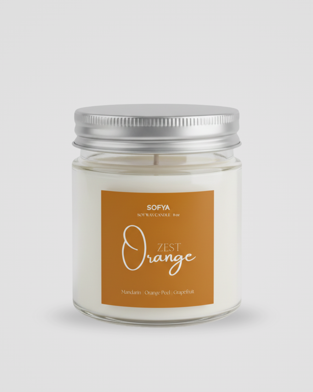 Orange Zest Soy Wax Candle