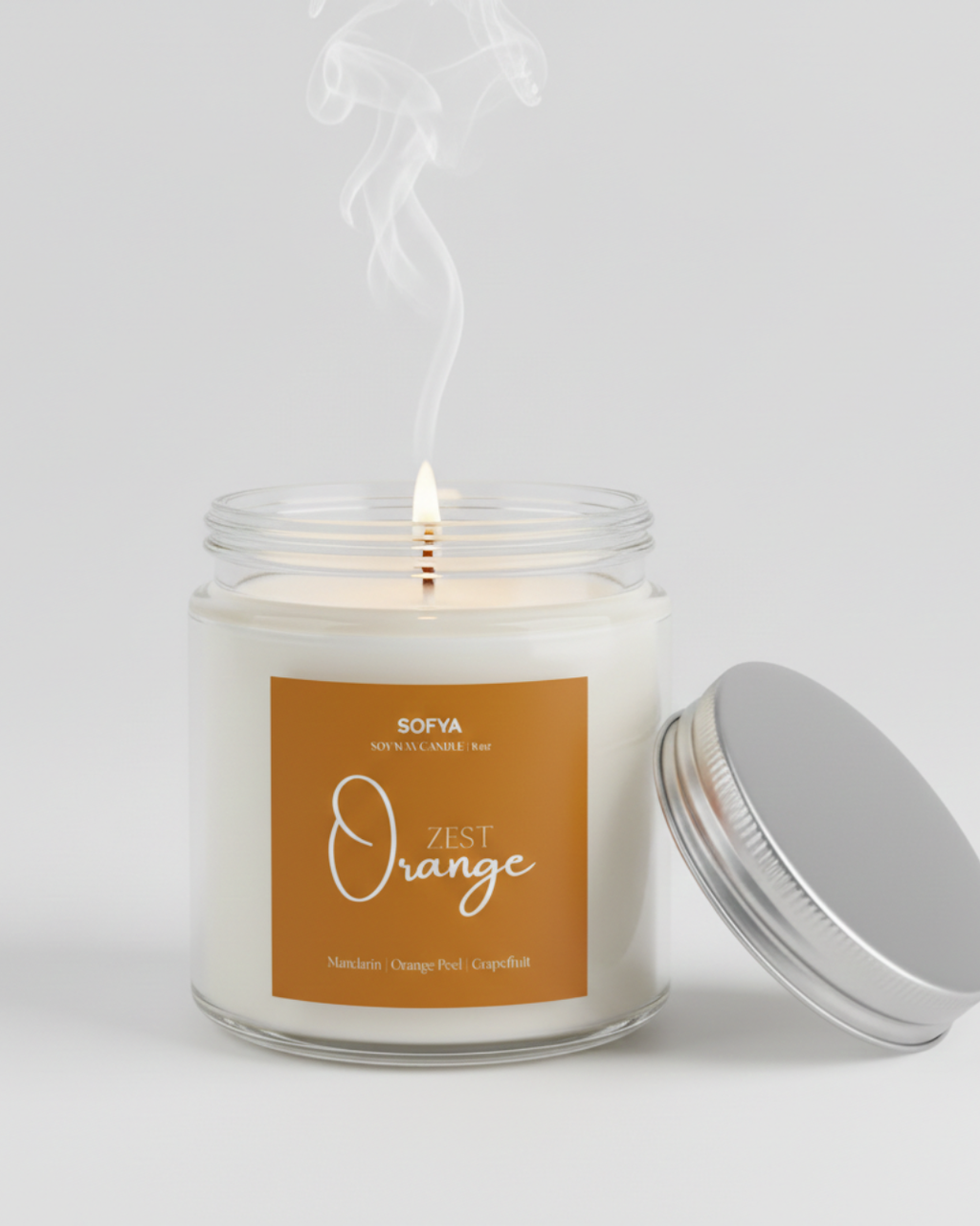Orange Zest Soy Wax Candle
