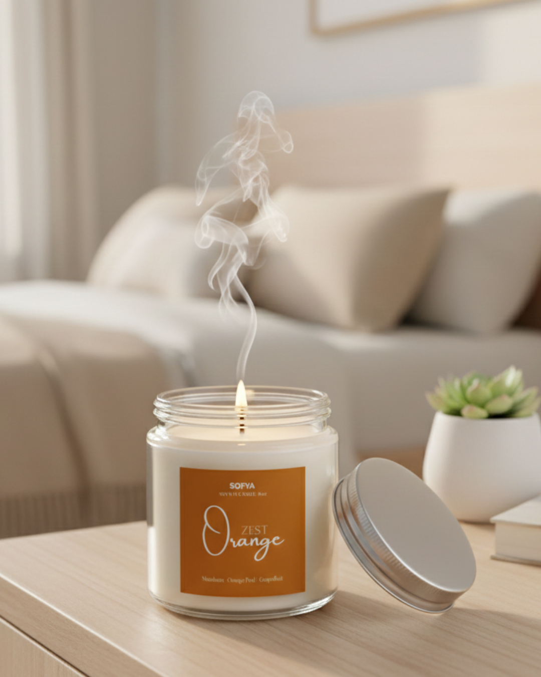Orange Zest Soy Wax Candle