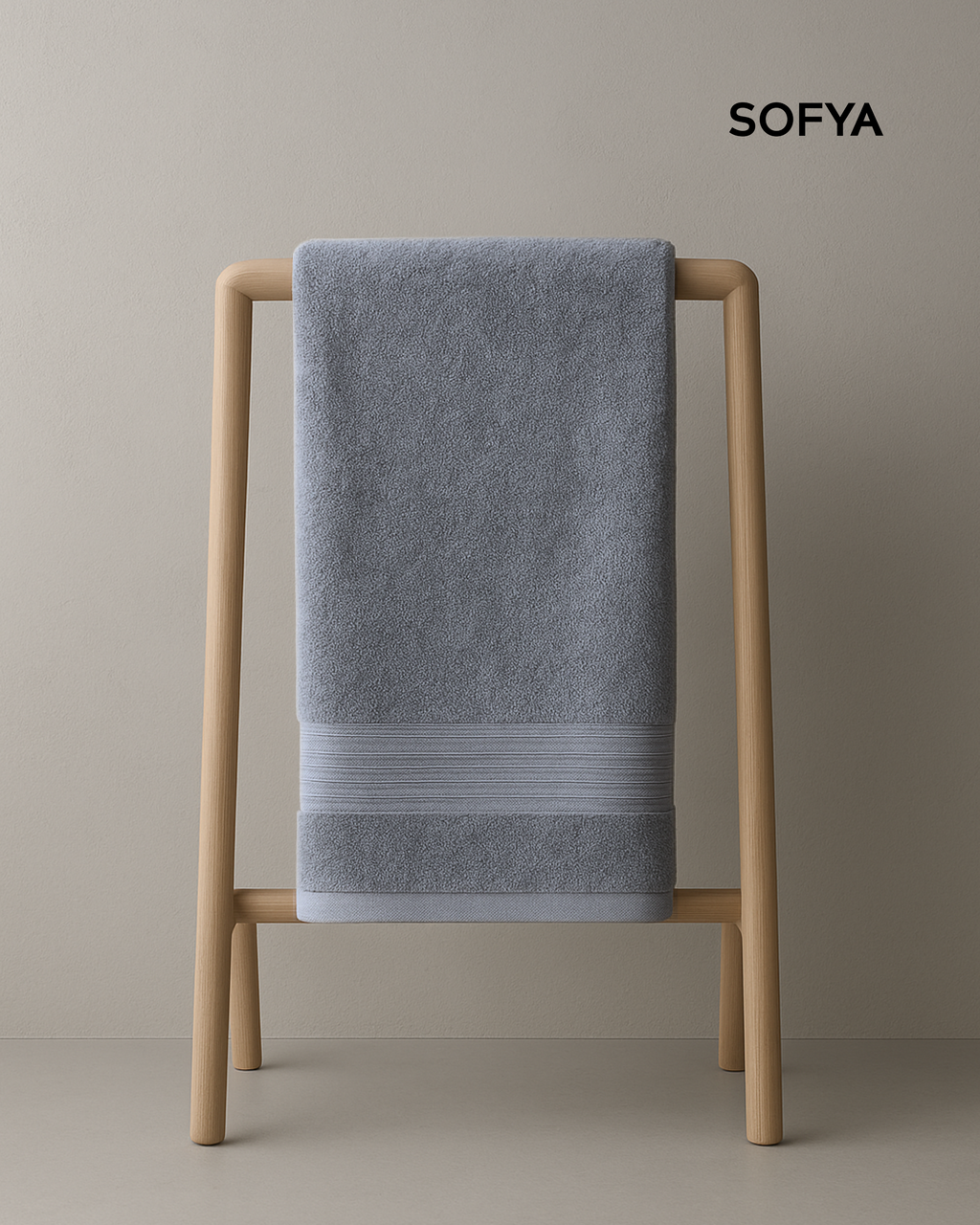 Grey Bath Towel