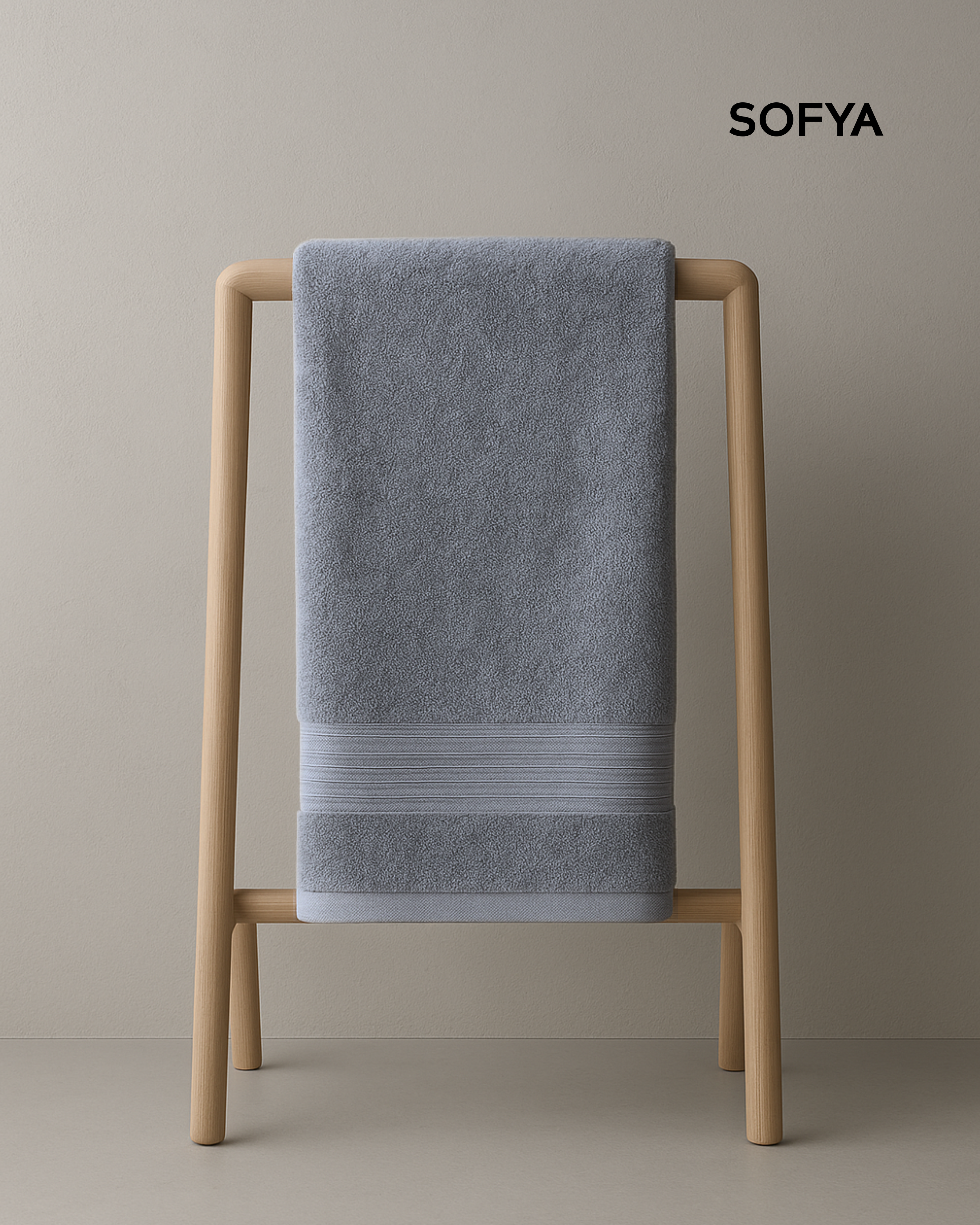 Grey Bath Towel