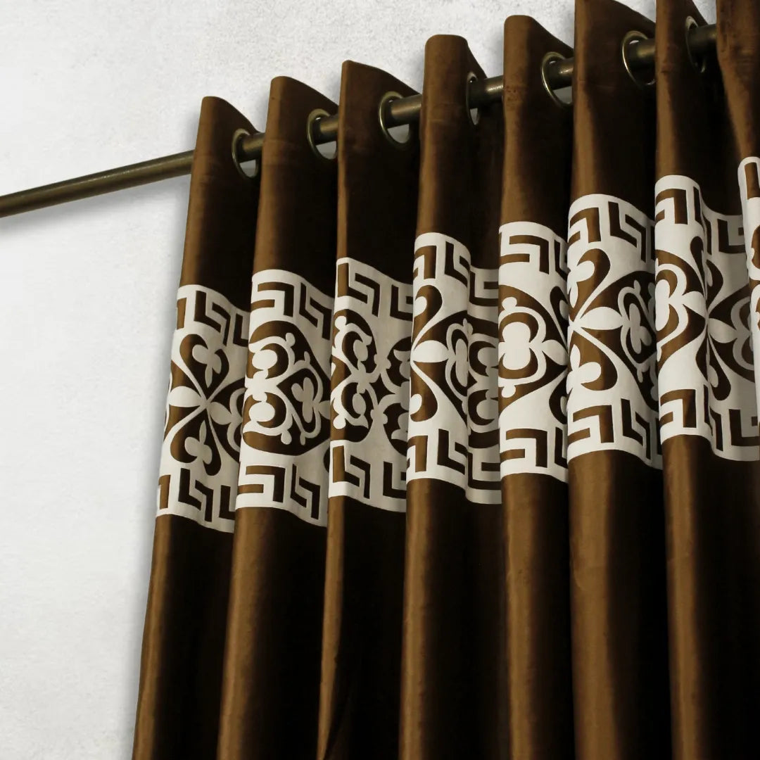 Mocha Premium Splendid Curtains