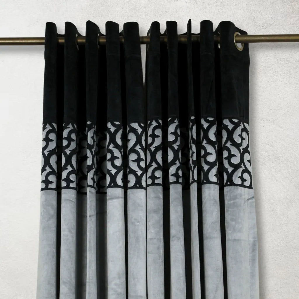 Grey Premium Splendid Curtains