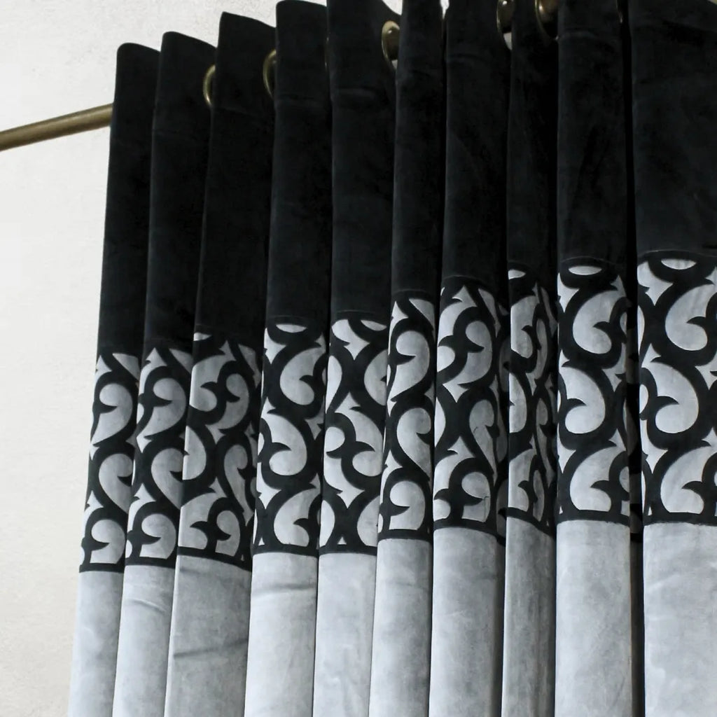 Grey Premium Splendid Curtains