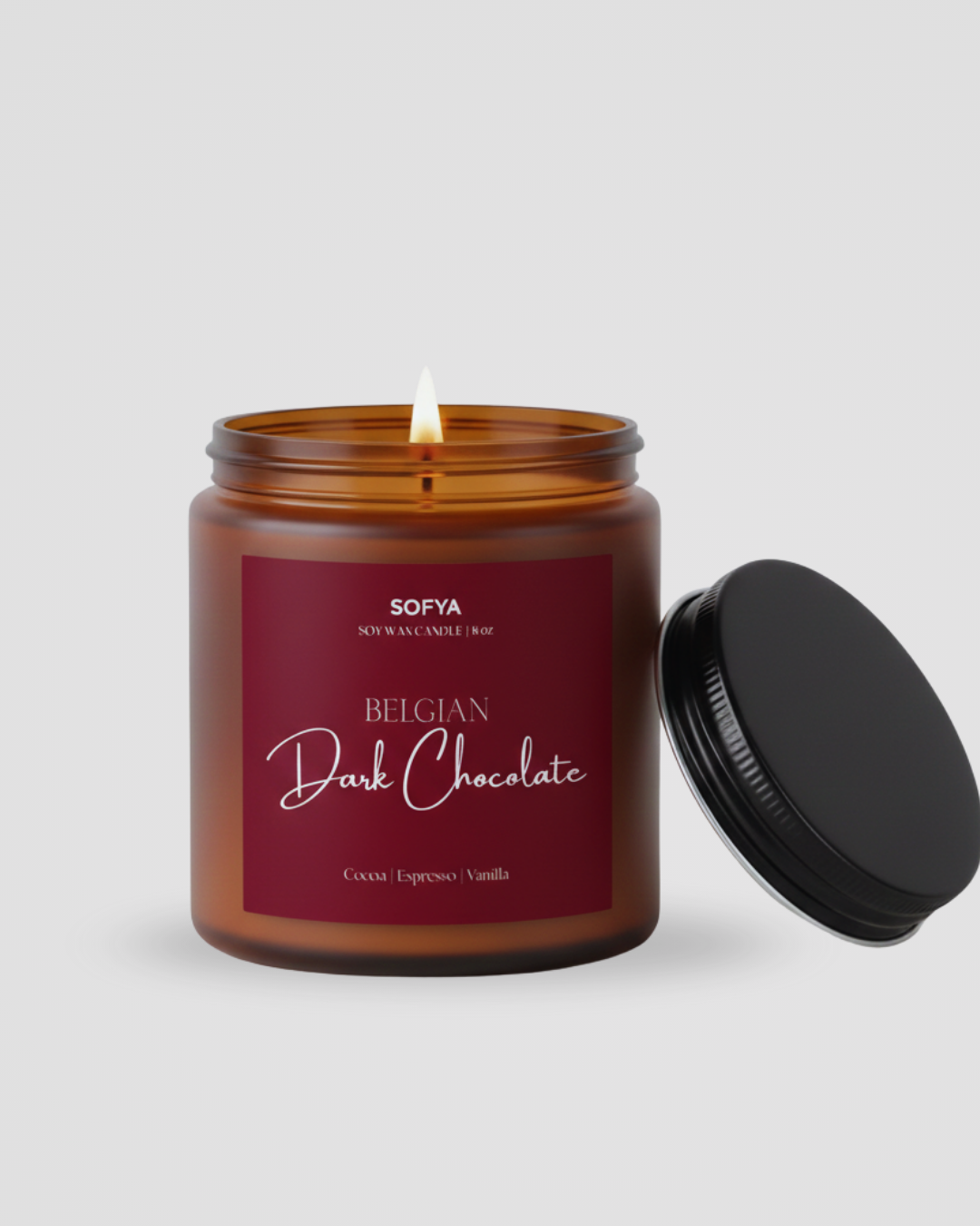 Dark Chocolate Soy Wax Candle