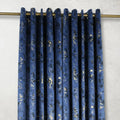 Blue Glow Velvet Curtains