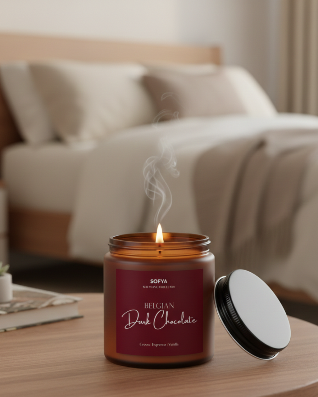 Dark Chocolate Soy Wax Candle