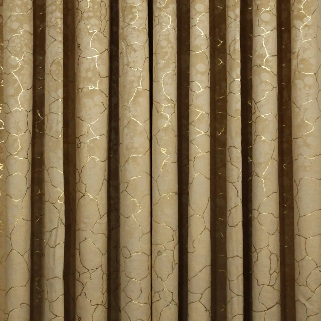 Caramel Glow Velvet Curtains