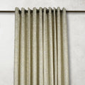 Off White Glow Velvet Curtains