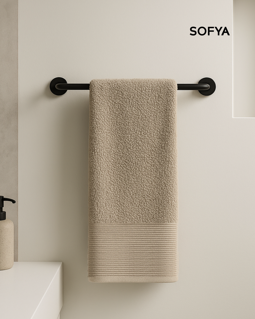 Beige Hand Towel