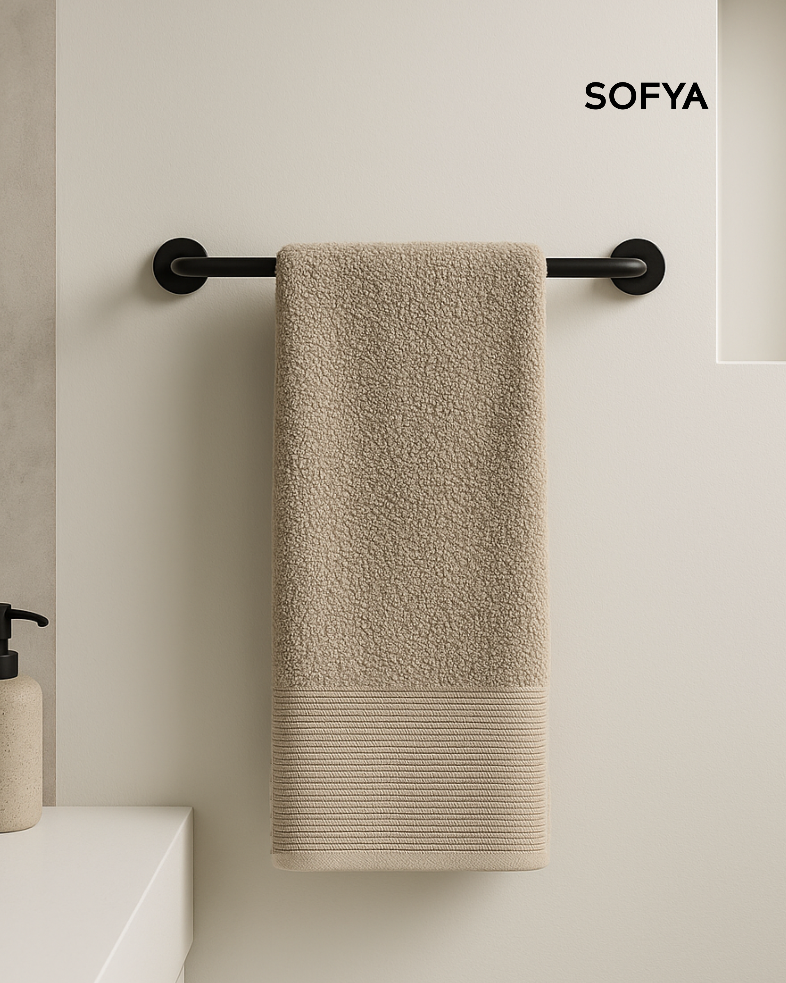 Beige Hand Towel