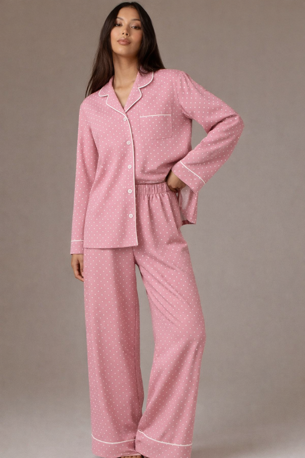 Blush Dots PJ Set