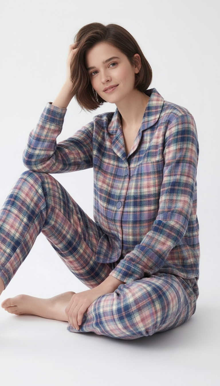 Classic Check Flannel Set