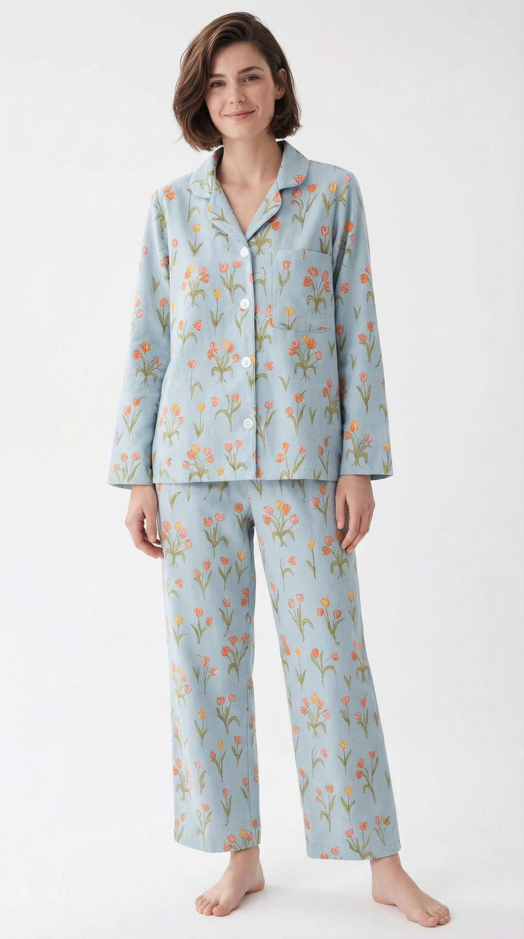 Bloom Flannel Set