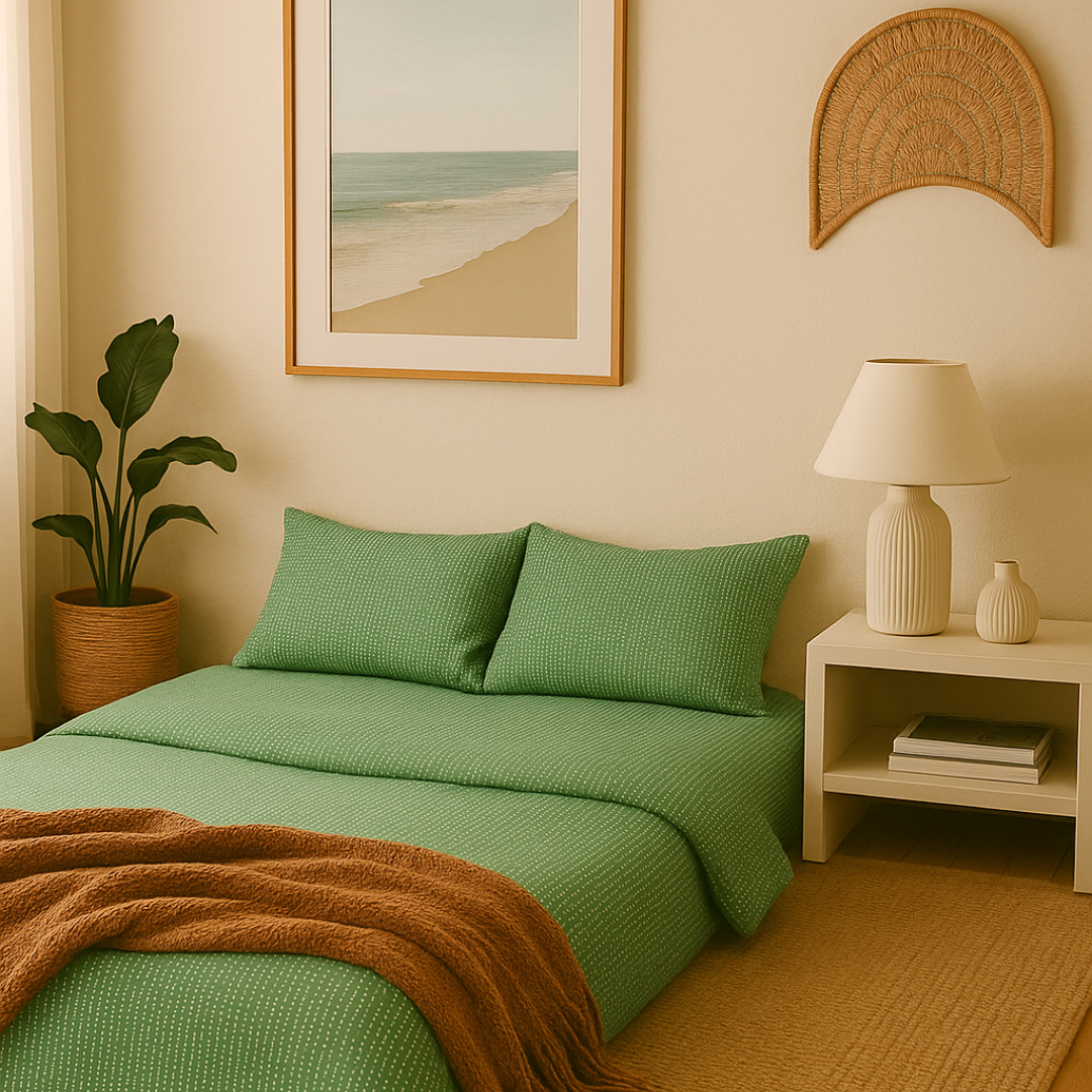Jade Drizzle - Duvet Cover Set