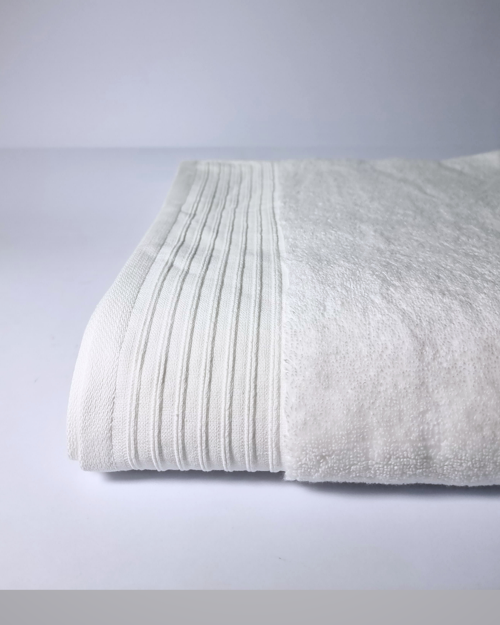 White Bath Towel