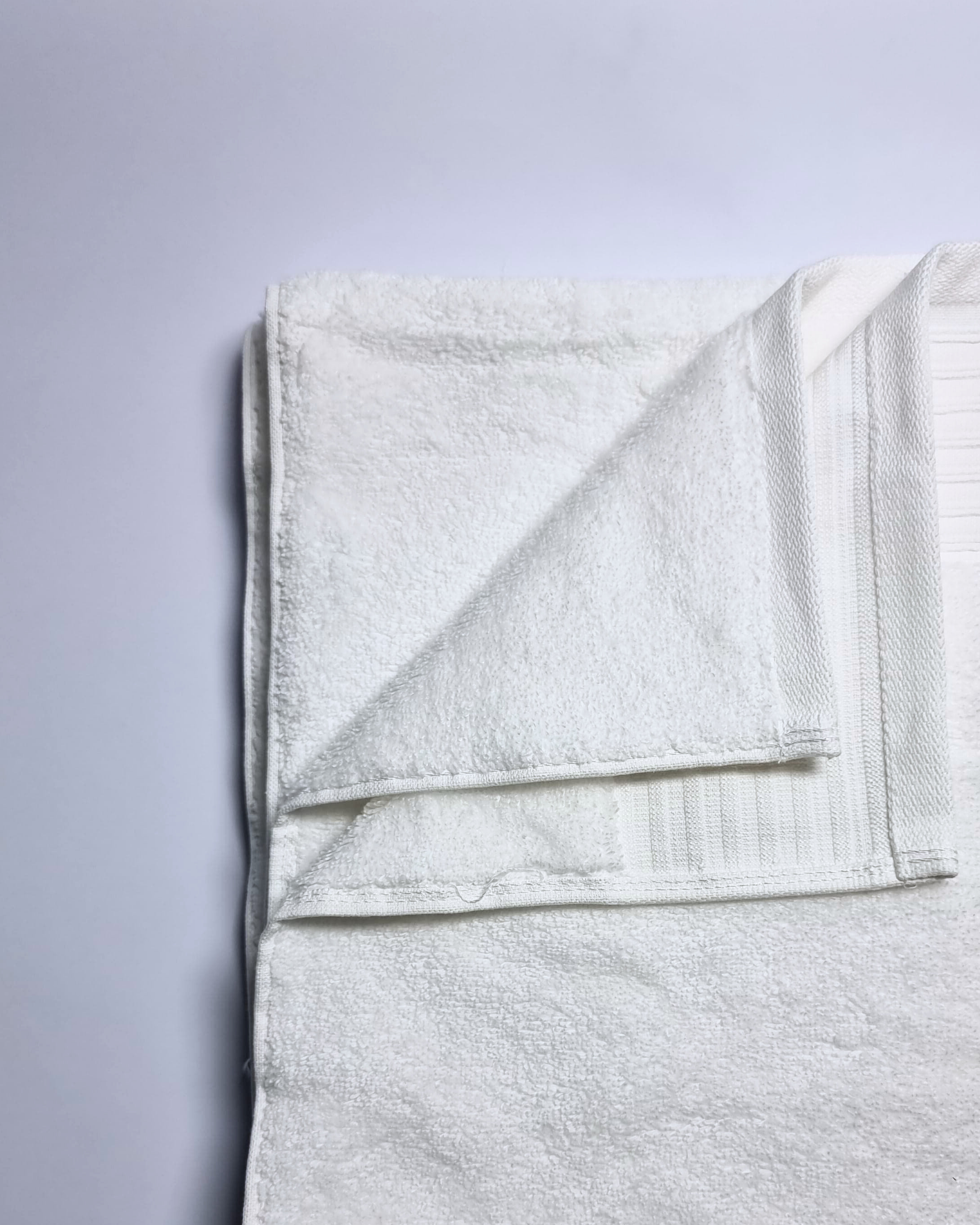 White Bath Towel